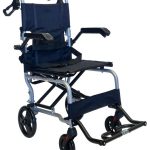 PA112 v.2 PORTABLE ALUMINIUM TRAVEL / AISLE WHEELCHAIR - 41cm