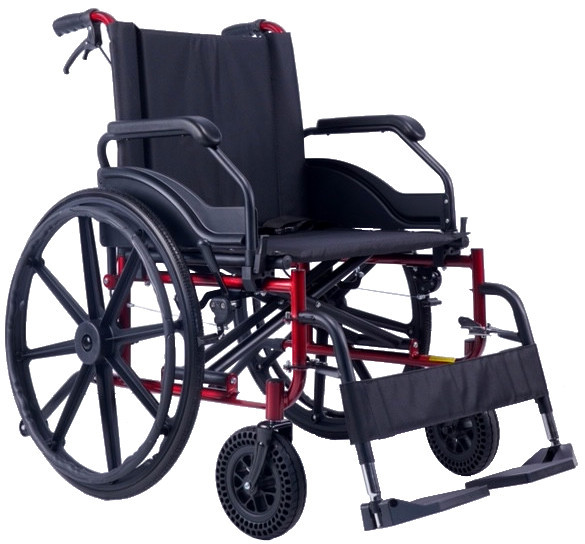 PA280 (50cm) / PA281 (55cm) HEAVY DUTY STEEL WHEELCHAIR