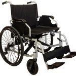 PA283 60CM BARIATRIC STEEL WHEELCHAIR - 220KG