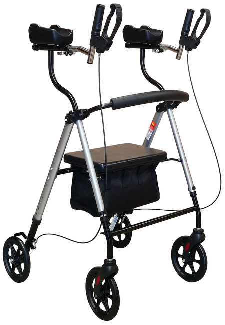 PA334 DUAL HEIGHT ADJUSTABLE GUTTER ARM ROLLATOR