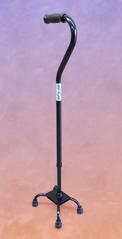RCNB0101 227Kg HEAVY DUTY SMALL BASE QUAD CANE - STEEL