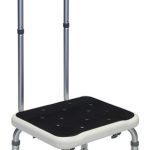 RFS104 HEIGHT ADJUSTABLE STEP STOOL with HAND RAIL