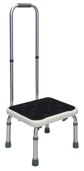 RFS104 HEIGHT ADJUSTABLE STEP STOOL with HAND RAIL