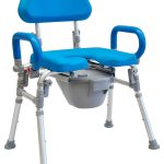 RTZ-B200 DELUXE FOLDABLE COMMODE SHOWER CHAIR